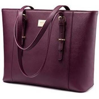 15,6 Business Laptop Tasche mit Schultergurt – PU Leder