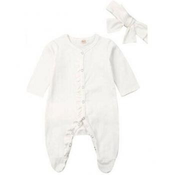 Herbstliche Baby-Nachtwäsche aus Baumwolle