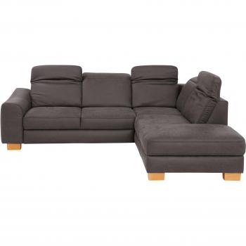 HOME AFFAIRE Ecksofa „Dundee“ L‑Form – Kopfteilverstellbar + Bettfunktion