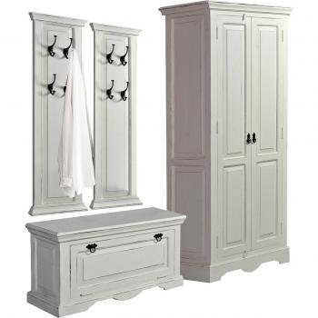 Vier‑Teile-Toledo Garderobe (Shabby Chic)