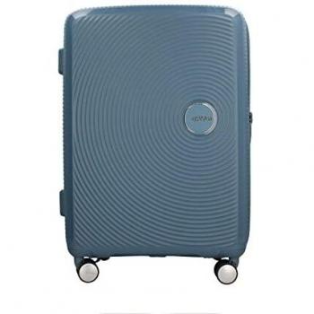 Trolley American Tourister Soundbox 67cm Blu Pietra Espandibile