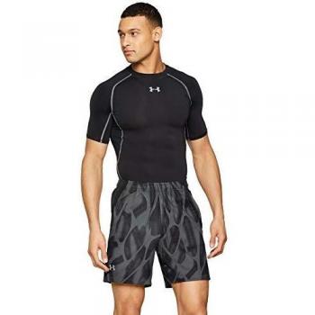 Pantaloncini da Corsa Under Armour Launch Stretch Woven 7'', Pitch Grey (012)/Riflettente
