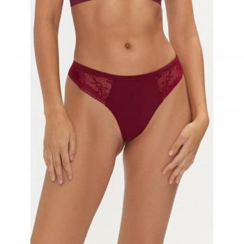 Tommy Hilfiger Stringtanga mit Spitzenbesatz