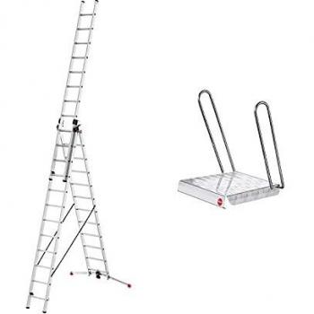 Hailo ProfiLOT 3 x 12 Sprossen Leiter