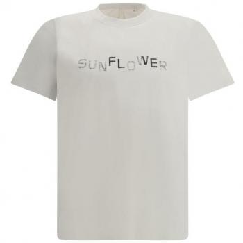 Logoed Sunflower Graphic T-Shirt – Male, L, Gray