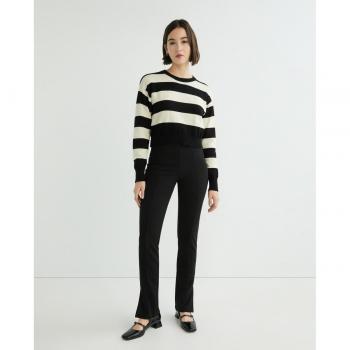 Noisy May Damen Stoffhose Jasa 27026062 Schwarz Straight Fit XS_32