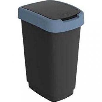 Cestino gettacarte 50 L Rotho Twist con coperchio basculante