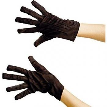Guante corto negro para fiestas