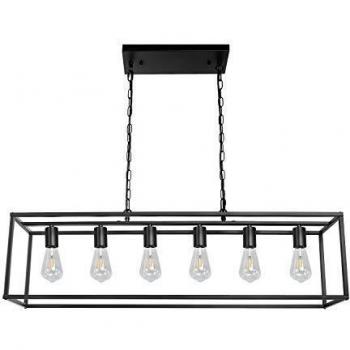 Industrial Ceiling Light Fixture for Kitchen Dining Room Foyer Bar Living Room