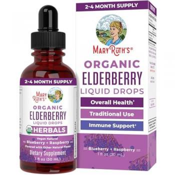 Organics Elderberry + Berry Boost Drops – 1 fl oz (30 ml)