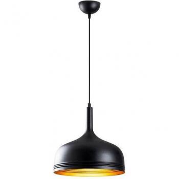 Lampada a sospensione Berceste, metallo, Ø 30 cm, nera