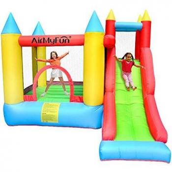 Jungle Fun 2,80 m – Château Gonflable avec Toboggan