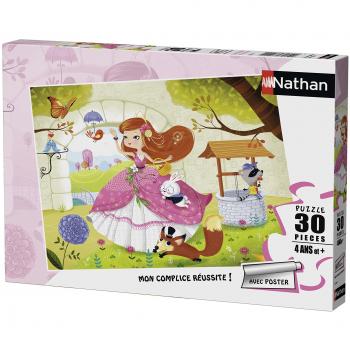 Nathan Puzzle 86356, Prinzessin und Freunde, 30 Teile
