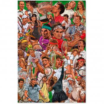 Affiche Éternels Champions de Tennis