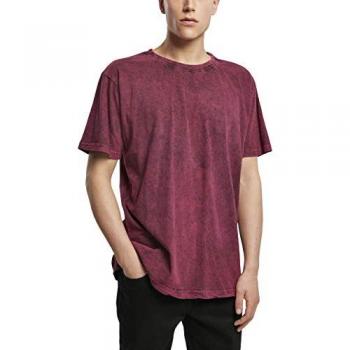 Berry & Black Acid Wash T-Shirt