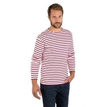 Marinière à Rayures Rouge