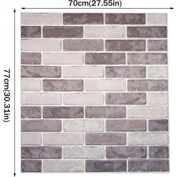 DIY Foam Brick Wall Decor Tiles