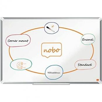 Nobo Premium Plus Pizarra Magnética de Acero Vitrificado 900x600mm