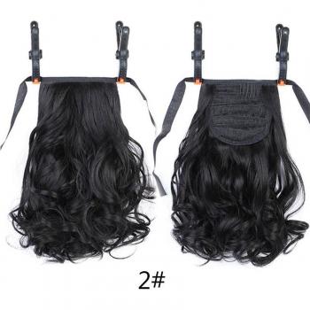 MANWEI Drawstring Curly Ponytail