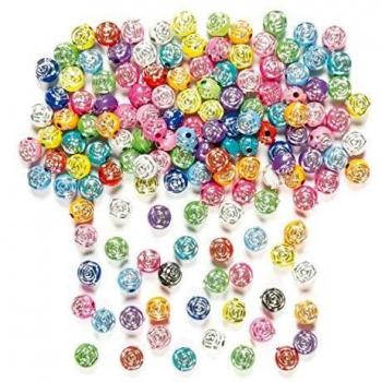 Rose Sparkle Beads (Pack of 400)