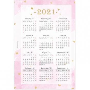 MyPretties Carnet Réutilisable 6 Trous A5 A6 Organisation Calendrier