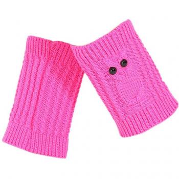 Winterliche Strickgamaschen
