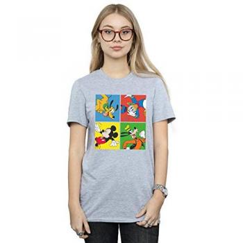 Vintage Mickey Mouse Friend Boyfriend Top – Soft Cotton