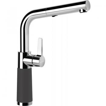 Schock Küchenarmatur SC-540 SB ausziehbar, Strahl-Brause, Rückflussverhinderer, Schwenkbereich 120°