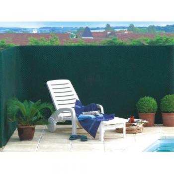 Brise Vue 100% Occultant Vert 1,8 x 5m en Maille