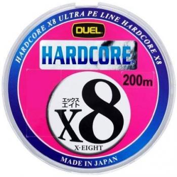 Hardcore X8 200m S with No.0.6 Marking – DUEL PE Line Silver