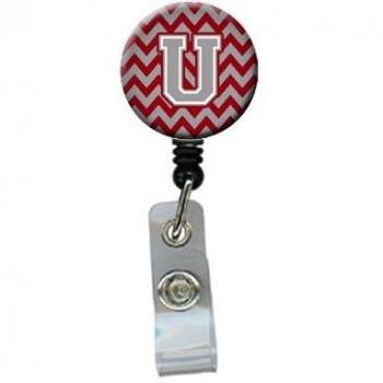 Multicolor U‑Chevron Retractable Badge – Caroline’s Treasure CJ1043