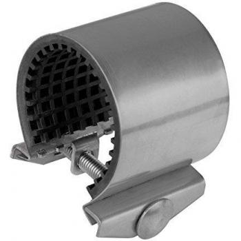 Gebo Unifix Mini 48‑51 mm – Poignée Acier Inoxydable DN40, Bande Mousse Lumineuse