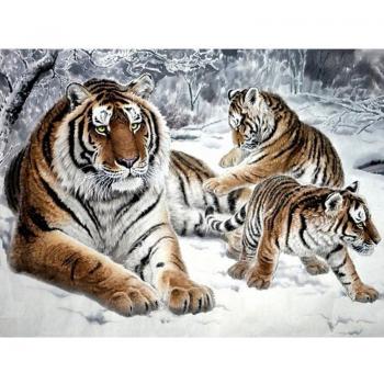 Tiere Tiger Mosaik Diamant Malerei