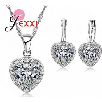 Set de Joyería de Gato en 7 Colores de Plata Esterlina