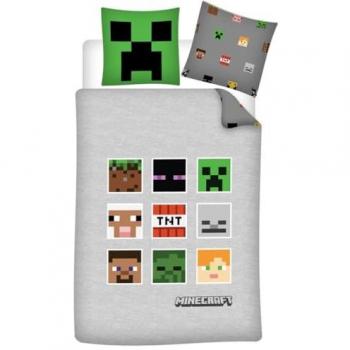 Ensemble de Lit Minecraft Créatif 140x200 cm