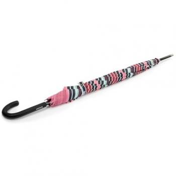 Parapluie Canne Isotoner Rayure Multicolore
