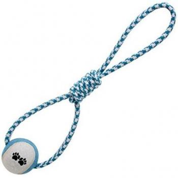 Juguete Interactivo de Pelota con Tirador en Azul para Perros