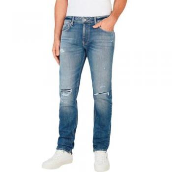 Pepe Jeans Denim Blu Vintage Tapered 34 (Sostenibile)