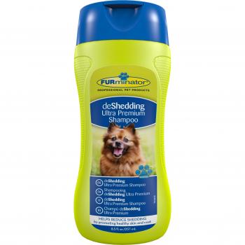FURminator Ultra Premium De-Shedding Shampoo for Dogs and Cats (Anti-Hair Shampoo, for Healthy Dog Coat), 250 ml bottle