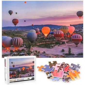 1000 Teile Landschafts-Puzzle mit Heißluftballons