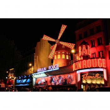 Moulin Rouge Kabarett – Paris Nachtclub in Farbe (PapierMoon)