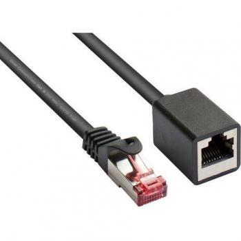 GC 8063VR‑010S 1 m Black Cat‑6 Extension Wire