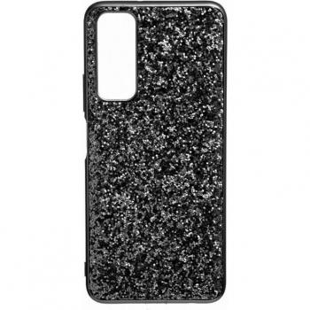 Cubierta Premium Negra con Detalles Brillantes Huawei P Smart 2021