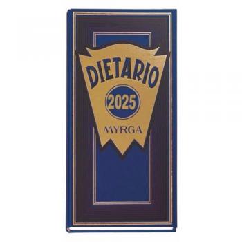 Agenda MYRGA 2025 dos tercios azul, 432 páginas
