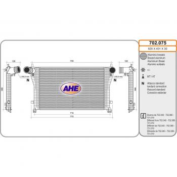 Intercooler AHE 702.075 Elite