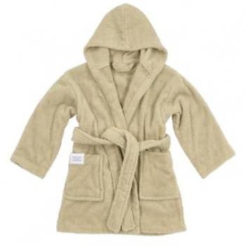 Peignoir de bain enfant Basic éponge couleur sable