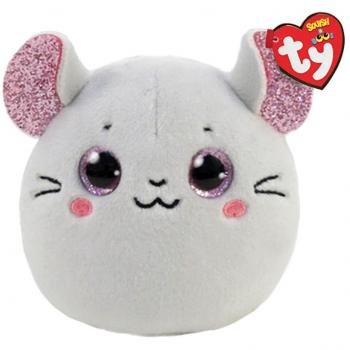 Ty Peluche Souris Squish-A-Boo Catnip et Clip