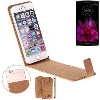 Funda de corcho para LG G Flex 2, marrón