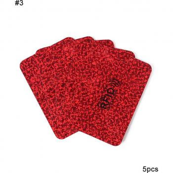 Cache‑Feuille Aluminium Anti‑Vol Cartes 5 unités
