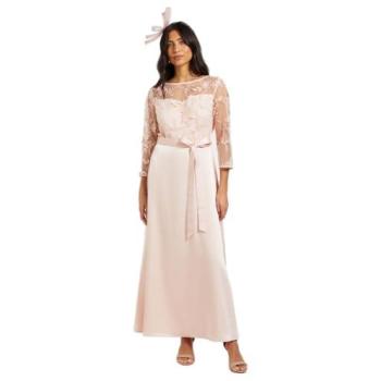 Floral Blush Satin Maxi Dress – Oversized